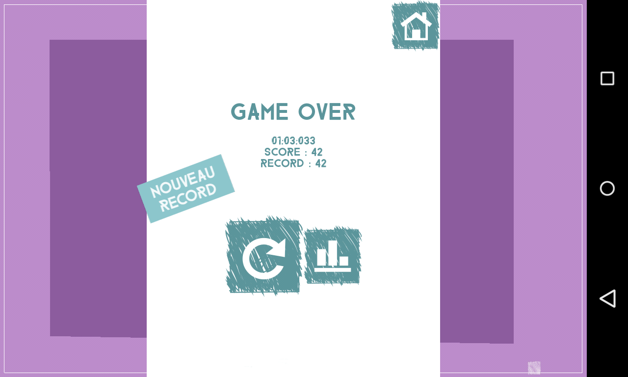 Avoid Corners GameOver